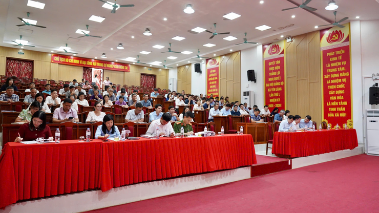 Yên Lãng họp giao ban quý I, triển khai trọng tâm quý II- Ảnh 1.