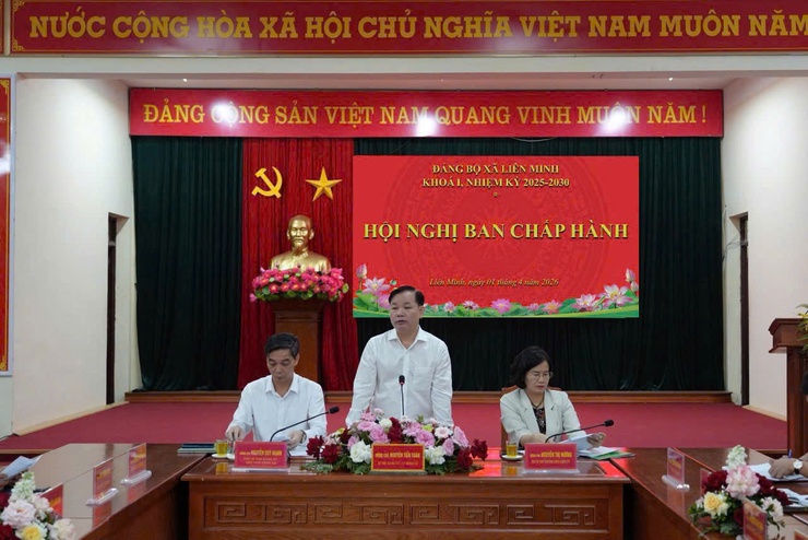 Hội nghị Ban chấp hành Đảng bộ xã Liên Minh khóa I, nhiệm kỳ 2025-2030- Ảnh 1.