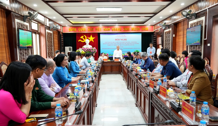 PHƯỜNG SƠN TÂY ĐÓN TIẾP ĐOÀN CÁN BỘ THỦ ĐÔ VIÊNG CHĂN (LÀO) ĐẾN TRAO ĐỔI KINH NGHIỆM- Ảnh 1.