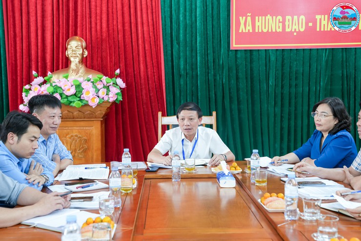 ĐẢNG ỦY XÃ HƯNG ĐẠO TỔ CHỨC HỘI NGHỊ LÀM VIỆC VỚI VĂN PHÒNG ĐẢNG ỦY, VĂN PHÒNG HĐND&UBND XÃ- Ảnh 2.