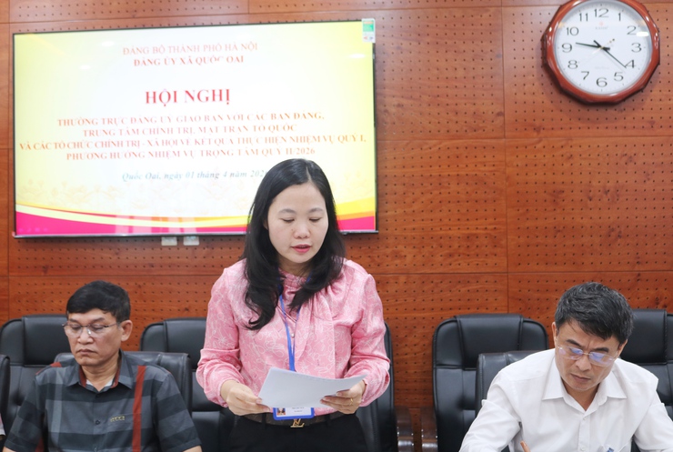 Đảng ủy xã Quốc Oai: Tăng cường phối hợp, phát huy vai trò các tổ chức trong thực hiện nhiệm vụ chính trị quý II/2026- Ảnh 11.