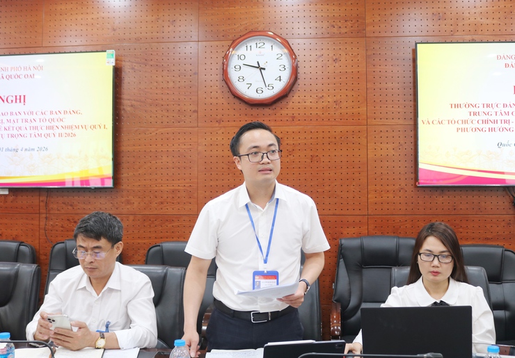 Đảng ủy xã Quốc Oai: Tăng cường phối hợp, phát huy vai trò các tổ chức trong thực hiện nhiệm vụ chính trị quý II/2026- Ảnh 12.