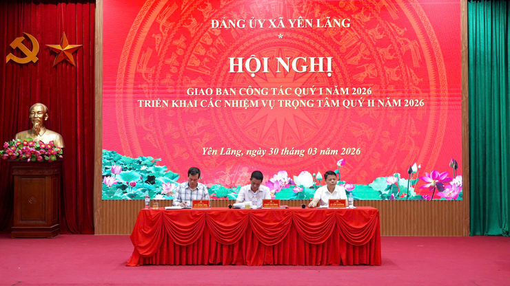Yên Lãng họp giao ban quý I, triển khai trọng tâm quý II- Ảnh 2.