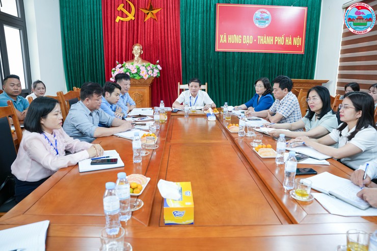 ĐẢNG ỦY XÃ HƯNG ĐẠO TỔ CHỨC HỘI NGHỊ LÀM VIỆC VỚI VĂN PHÒNG ĐẢNG ỦY, VĂN PHÒNG HĐND&UBND XÃ- Ảnh 1.