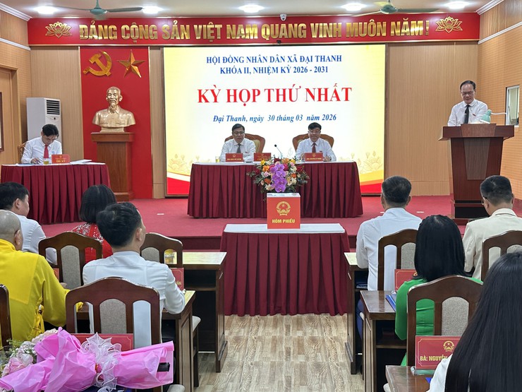 Xã Đại Thanh kiện toàn các chức danh lãnh đạo chủ chốt tại kỳ họp thứ nhất HĐND xã khóa II nhiệm kỳ 2026-2031- Ảnh 1.