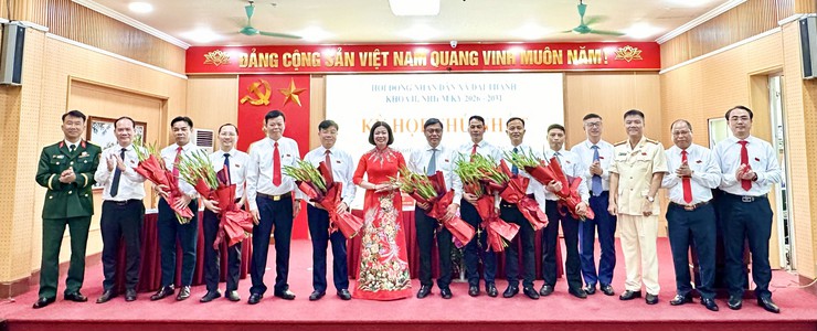 Xã Đại Thanh kiện toàn các chức danh lãnh đạo chủ chốt tại kỳ họp thứ nhất HĐND xã khóa II nhiệm kỳ 2026-2031- Ảnh 7.