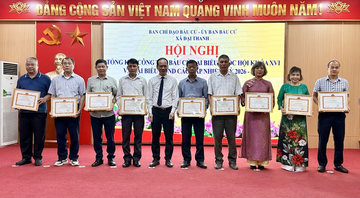 Xã Đại Thanh khen thưởng 17 tập thể và nhiều cá nhân về công tác bầu cử- Ảnh 10.