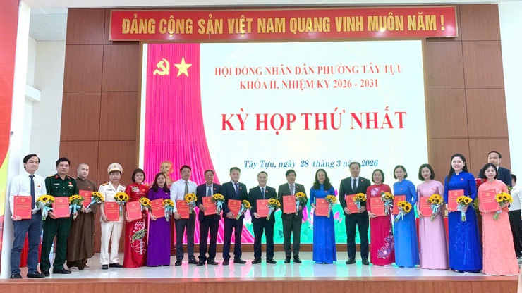 Kỳ họp thứ Nhất Hội đồng nhân dân phường khóa II, nhiệm kỳ 2026-2031- Ảnh 5.