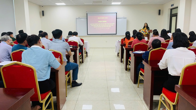 Phường Tây Tựu phát động Cuộc thi chính luận về bảo vệ nền tảng tư tưởng của Đảng lần thứ Sáu và Hội thi Báo cáo viên, Tuyên truyền viên giỏi năm 2026- Ảnh 4.