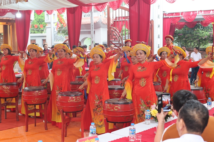 Lễ Khánh thành công trình tu bổ, tôn tạo Di tích lịch sử văn hóa đình Lại Khánh- Ảnh 4.