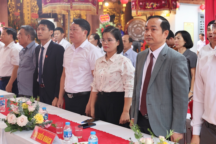 Lễ Khánh thành công trình tu bổ, tôn tạo Di tích lịch sử văn hóa đình Lại Khánh- Ảnh 3.