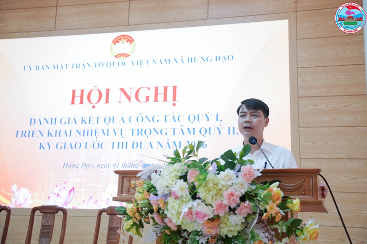 UBMTTQ VIỆT NAM XÃ HƯNG ĐẠO TỔ CHỨC HỘI NGHỊ ĐÁNH GIÁ CÔNG TÁC QUÝ I, TRIỂN KHAI NHIỆM VỤ QUÝ II VÀ PHÁT ĐỘNG THI ĐUA NĂM 2026- Ảnh 3.