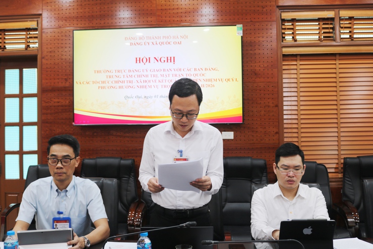 Đảng ủy xã Quốc Oai: Tăng cường phối hợp, phát huy vai trò các tổ chức trong thực hiện nhiệm vụ chính trị quý II/2026- Ảnh 6.