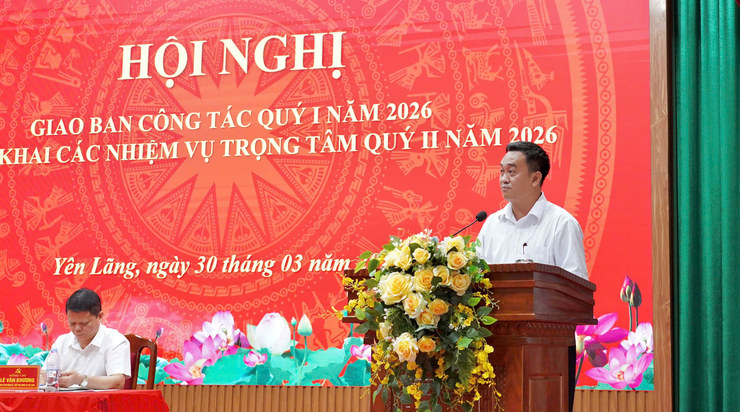 Yên Lãng họp giao ban quý I, triển khai trọng tâm quý II- Ảnh 5.