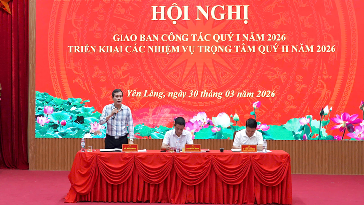Yên Lãng họp giao ban quý I, triển khai trọng tâm quý II- Ảnh 6.