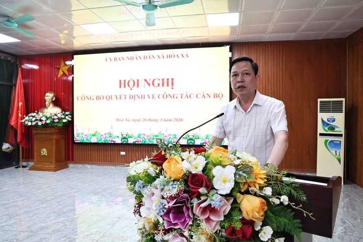 XÃ HÒA XÁ CÔNG BỐ QUYẾT ĐỊNH VỀ CÔNG TÁC CÁN BỘ - Ảnh 5.