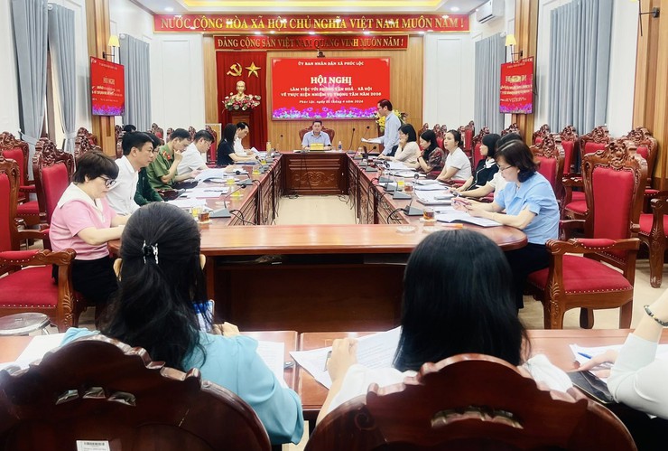 UBND xã tổ chức Hội nghị làm việc với Phòng Văn hoá – Xã hội về thực hiện nhiệm vụ trọng tâm năm 2026- Ảnh 8.