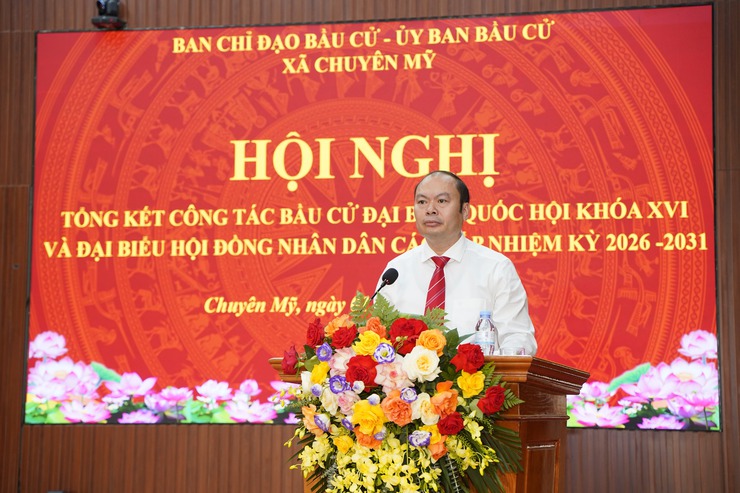 Chuyên Mỹ có 8 tập thể, 12 cá nhân được nhận Bằng khen cấp thành phố và nhiều tập thể, cá nhân được khen thưởng cấp xã trong công tác bầu cử- Ảnh 6.