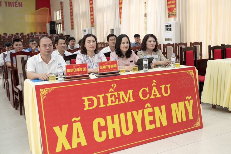 Chuyên Mỹ dự trực tuyến Tổng kết toàn quốc công tác bầu cử đại biểu Quốc hội khóa XVI và đại biểu HĐND các cấp, nhiệm kỳ 2026-2031- Ảnh 1.