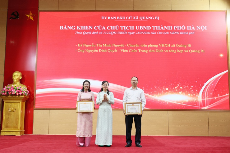 Xã Quảng Bị khen thưởng 40 tập thể, 229 cá nhân có thành tích xuất sắc trong công tác bầu cử- Ảnh 9.