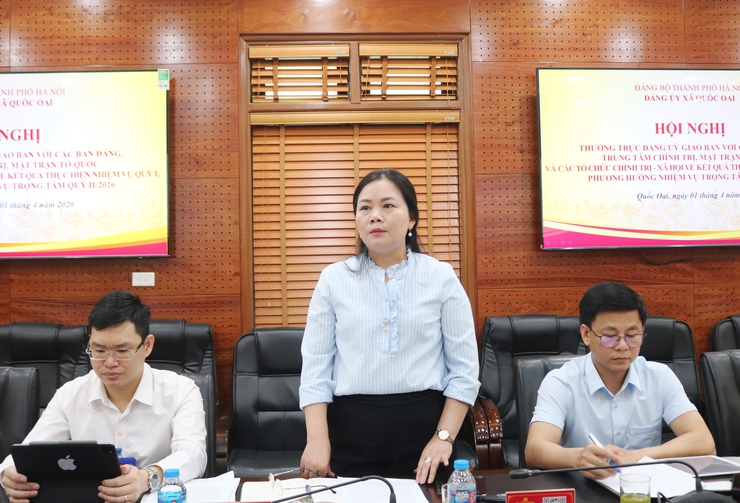 Đảng ủy xã Quốc Oai: Tăng cường phối hợp, phát huy vai trò các tổ chức trong thực hiện nhiệm vụ chính trị quý II/2026- Ảnh 9.