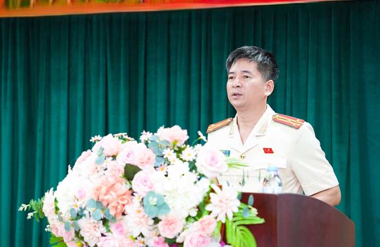 Lễ công bố Quyết định điều động cán bộ tại Công an xã Quốc Oai- Ảnh 6.