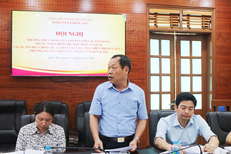 Đảng ủy xã Quốc Oai: Tăng cường phối hợp, phát huy vai trò các tổ chức trong thực hiện nhiệm vụ chính trị quý II/2026- Ảnh 10.