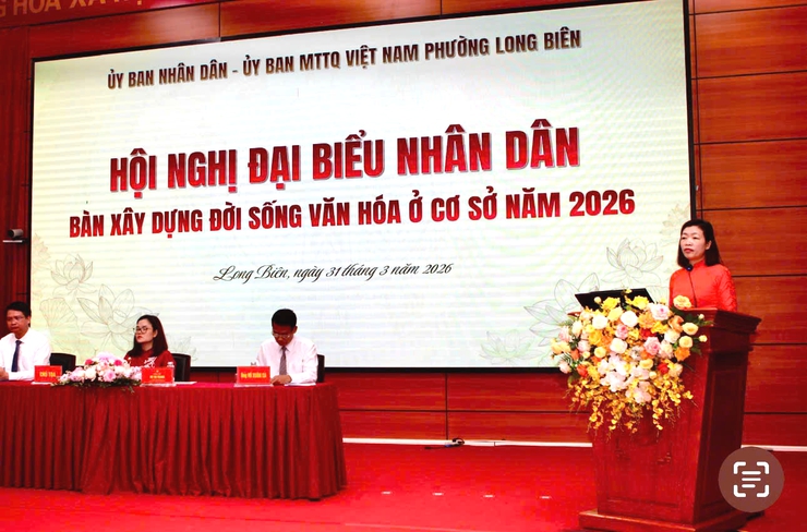 Phường Long Biên tổ chức thành công Hội nghị đại biểu Nhân dân năm 2026: Phát huy dân chủ, kiến tạo đời sống văn hóa từ cơ sở- Ảnh 3.