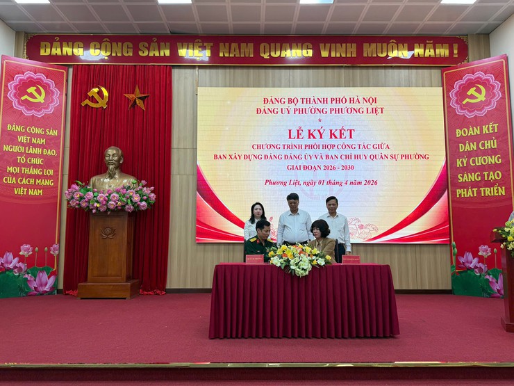 Phường Phương Liệt: Tổ chức ký kết chương trình phối hợp công tác- Ảnh 4.
