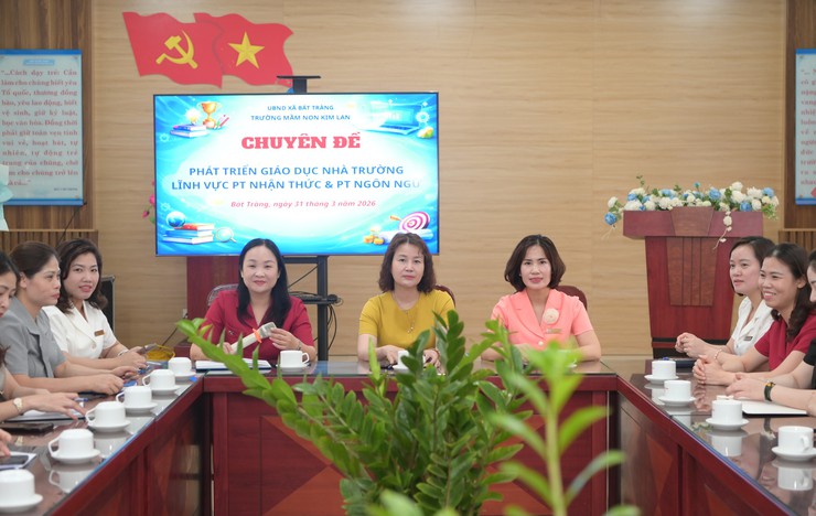 Trường Mầm non Kim Lan: Tổ chức chuyên đề ứng dụng AI trong hoạt động giáo dục gắn với chuỗi trải nghiệm sáng tạo cho trẻ- Ảnh 2.