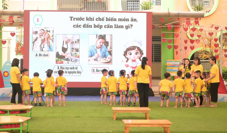 Trường Mầm non Kim Lan: Tổ chức chuyên đề ứng dụng AI trong hoạt động giáo dục gắn với chuỗi trải nghiệm sáng tạo cho trẻ- Ảnh 3.