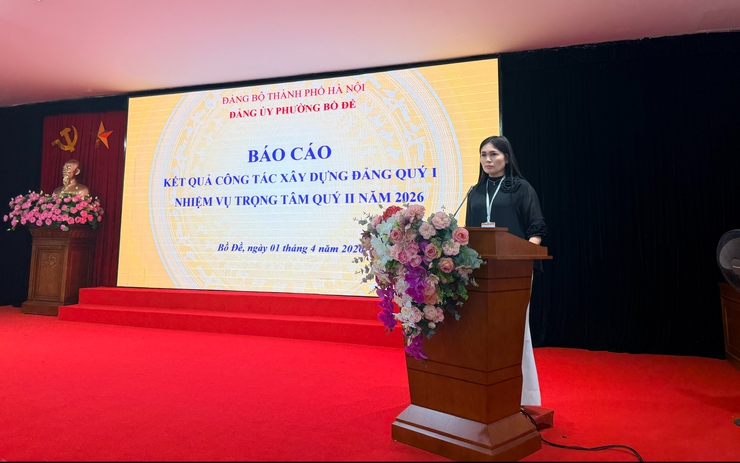 Đảng ủy phường Bồ Đề tổ chức hội nghị giao ban cơ sở Đảng quý I năm 2026- Ảnh 1.