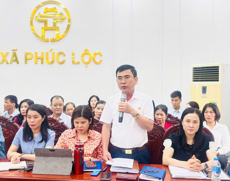 Đảng uỷ xã Phúc Lộc tổ chức Hội nghị giao ban công tác quý I, triển khai nhiệm vụ trọng tâm quý II năm 2026 - Ảnh 8.