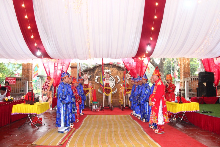 Thạch Thất tổ chức Lễ đón nhận Bằng xếp hạng Di tích Lịch sử – Văn hóa Đình Đụn Dương- Ảnh 4.