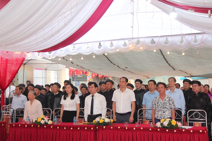 Thạch Thất tổ chức Lễ đón nhận Bằng xếp hạng Di tích Lịch sử – Văn hóa Đình Đụn Dương- Ảnh 2.