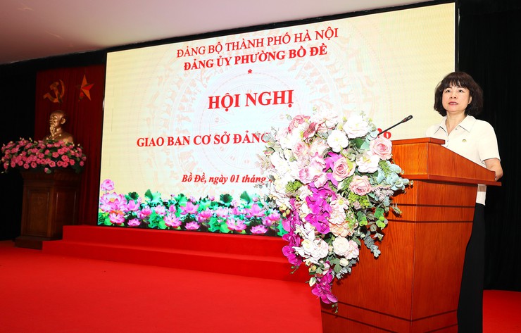 Đảng ủy phường Bồ Đề tổ chức hội nghị giao ban cơ sở Đảng quý I năm 2026- Ảnh 7.