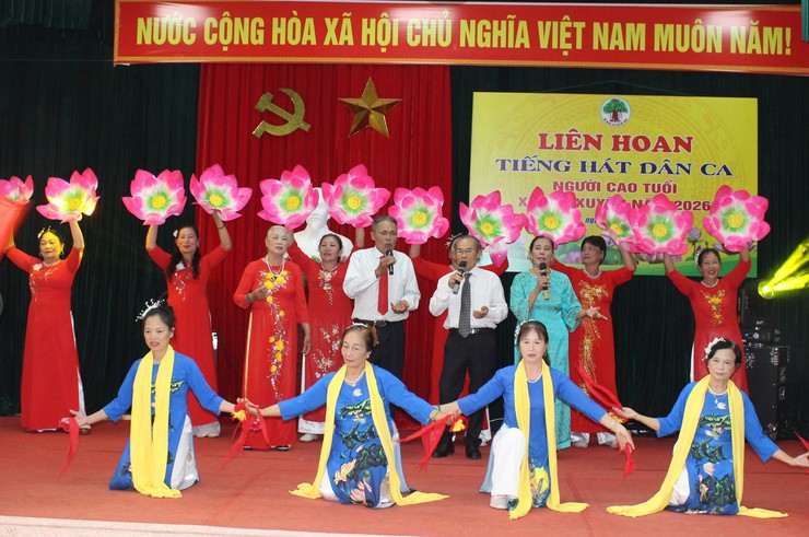 LIÊN HOAN TIẾNG HÁT DÂN CA NGƯỜI CAO TUỔI XÃ ĐẠI XUYÊN NĂM 2026 – SÔI NỔI, ĐẬM ĐÀ BẢN SẮC- Ảnh 5.