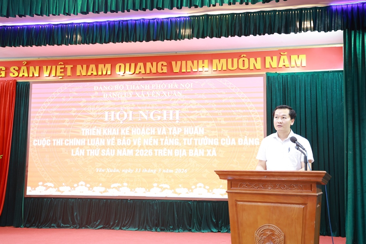 Xã Yên Xuân triển khai Cuộc thi chính luận bảo vệ nền tảng tư tưởng của Đảng năm 2026- Ảnh 3.