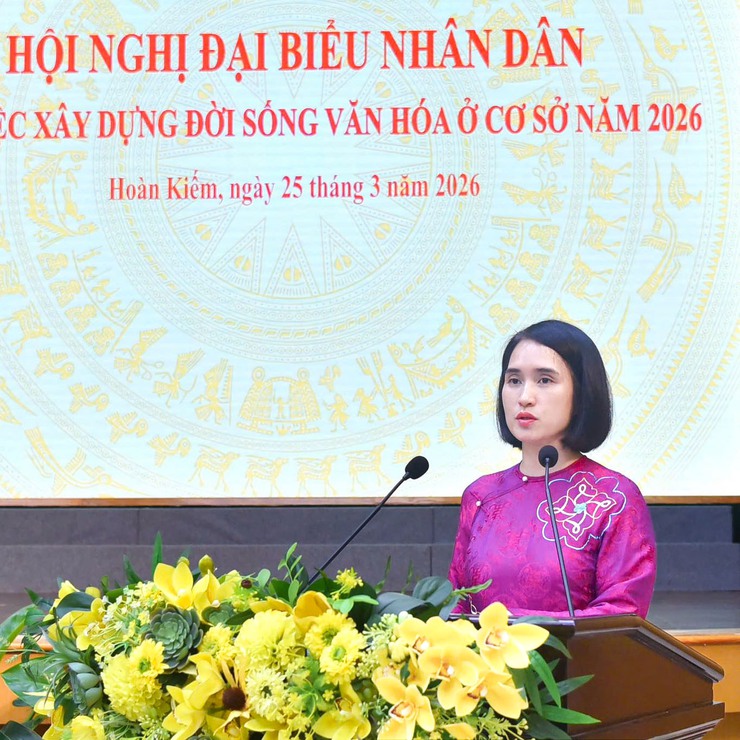 Hội nghị đại biểu nhân dân bàn việc xây dựng đời sống văn hóa ở cơ sở phường Hoàn Kiếm năm 2026- Ảnh 3.