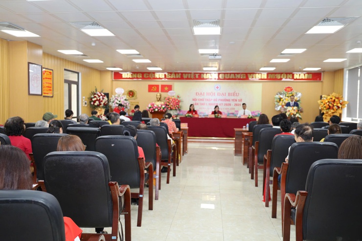 Hội Chữ thập đỏ phường Yên Sở tổ chức thành công Đại hội lần thứ nhất- Ảnh 1.