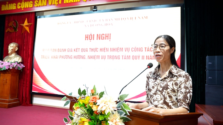 Đảng ủy xã Dương Hoà tổ chức Hội nghị giao ban đánh giá kết quả thực hiện nhiệm vụ công tác Quý I, triển khai phương hướng, nhiệm vụ trọng tâm Quý II năm 2026

- Ảnh 6.