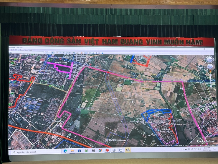 HỘI ĐỒNG BỒI THƯỜNG, HỖ TRỢ, TÁI ĐỊNH CƯ VÀ TỔ CÔNG TÁC GPMB XÃ THƯ LÂM HỌP TRIỂN KHAI NHIỆM VỤ DỰ ÁN KHU ĐÔ THỊ ĐA MỤC TIÊU- Ảnh 7.