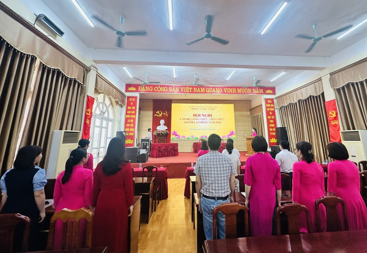 Phòng Văn hóa – Xã hội xã Kiều Phú tổ chức Hội nghị cán bộ, công nhân, viên chức, người lao động năm 2026- Ảnh 1.