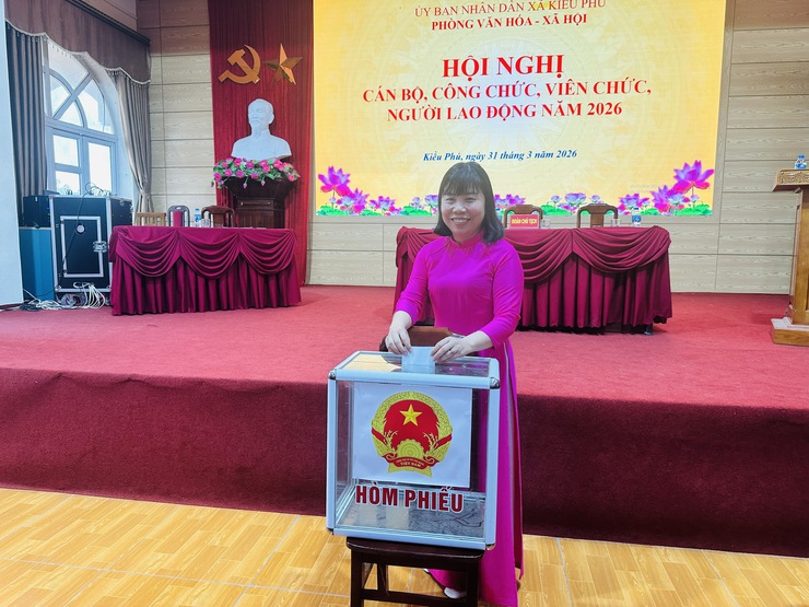Phòng Văn hóa – Xã hội xã Kiều Phú tổ chức Hội nghị cán bộ, công nhân, viên chức, người lao động năm 2026- Ảnh 4.