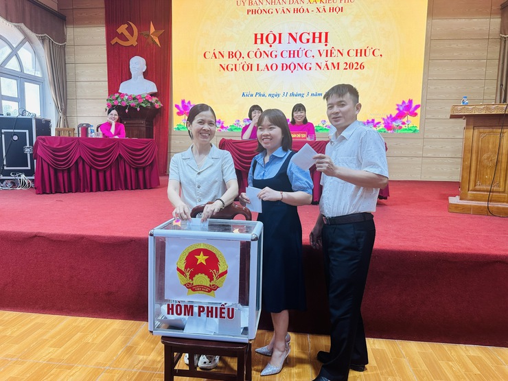 Phòng Văn hóa – Xã hội xã Kiều Phú tổ chức Hội nghị cán bộ, công nhân, viên chức, người lao động năm 2026- Ảnh 7.
