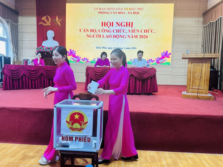 Phòng Văn hóa – Xã hội xã Kiều Phú tổ chức Hội nghị cán bộ, công nhân, viên chức, người lao động năm 2026- Ảnh 6.