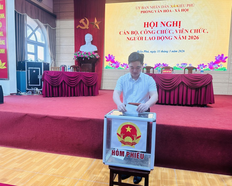 Phòng Văn hóa – Xã hội xã Kiều Phú tổ chức Hội nghị cán bộ, công nhân, viên chức, người lao động năm 2026- Ảnh 5.