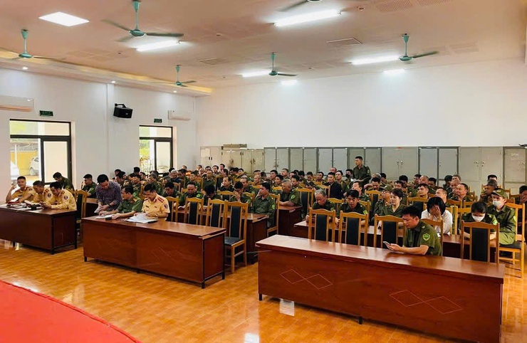 Công an xã Thiên Lộc tổ chức tập huấn, bồi dưỡng lực lượng tham gia bảo vệ ANTT ở cơ sở- Ảnh 2.