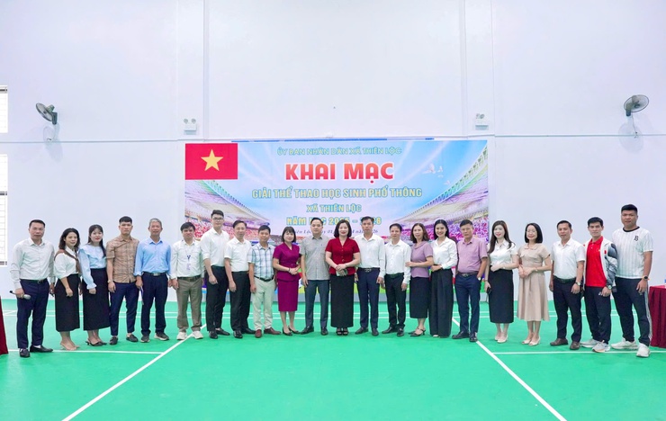 Khai mạc Giải thể thao học sinh phổ thông xã Thiên Lộc năm học 2025 - 2026- Ảnh 12.
