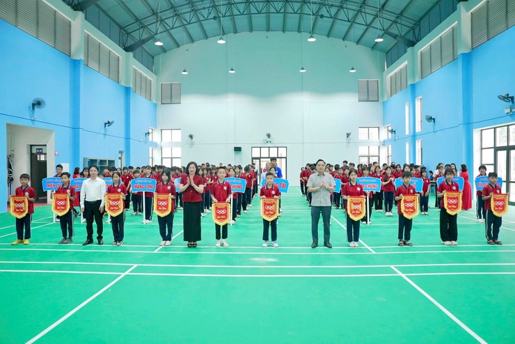 Khai mạc Giải thể thao học sinh phổ thông xã Thiên Lộc năm học 2025 - 2026- Ảnh 4.